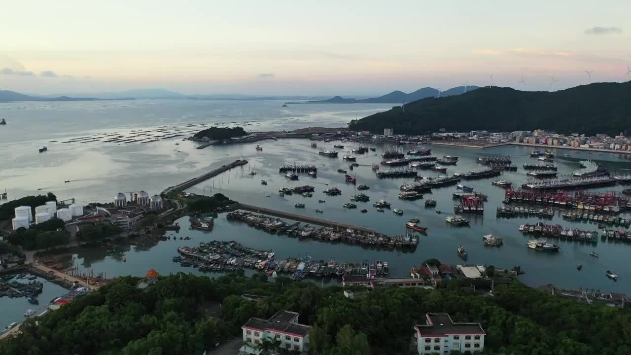 广东省阳江市海陵岛蒲鱼洲湾视频素材