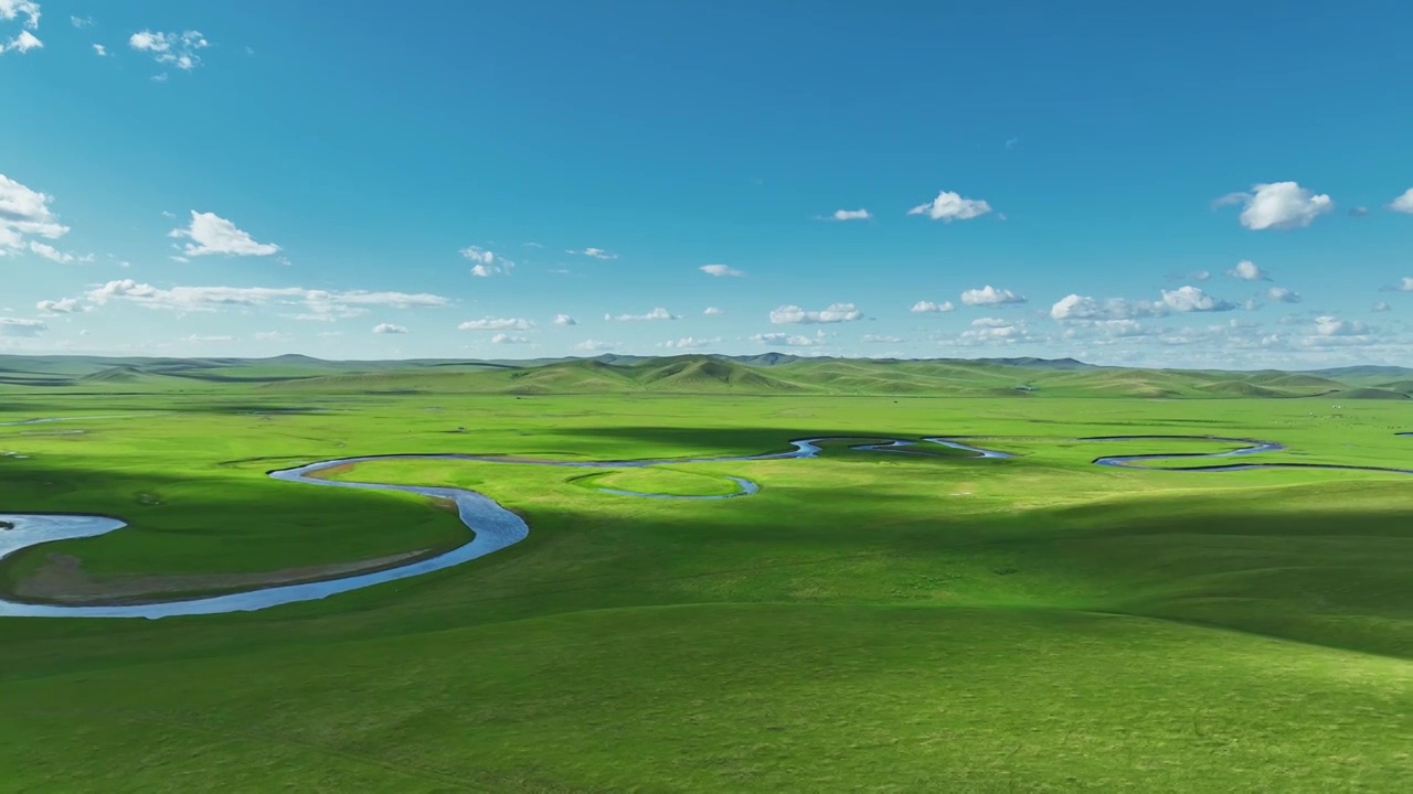 内蒙古呼伦贝尔大草原视频素材