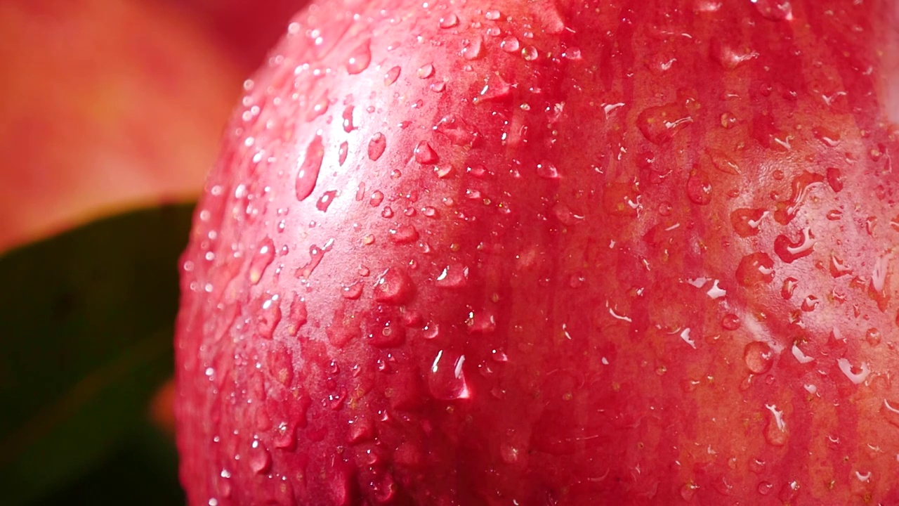 条纹红富士苹果合集视频素材
