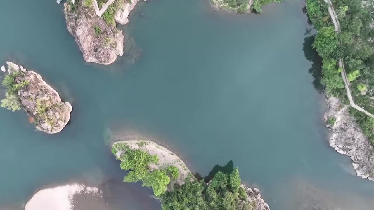 温州楠溪江山水风光视频素材