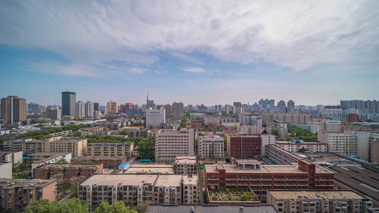 郑州城市中心视频素材