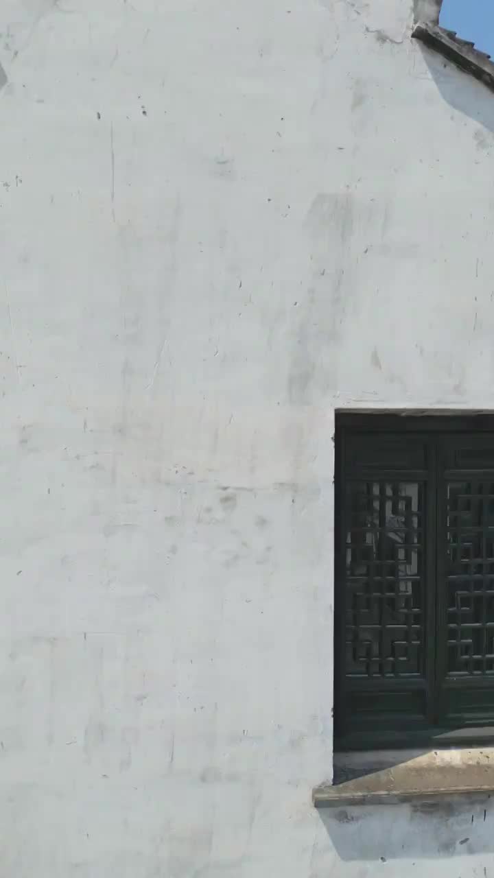 无锡市清名桥古运河景区中的南下塘老街视频素材