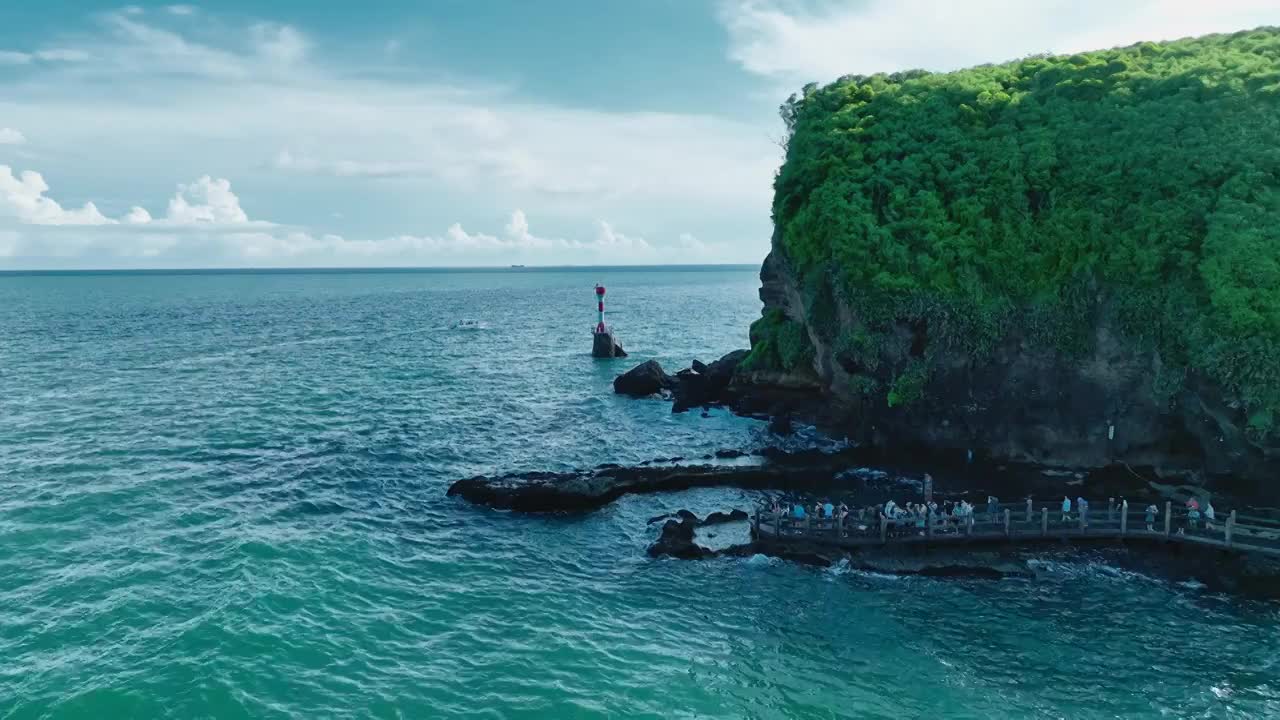航拍涠洲岛视频素材