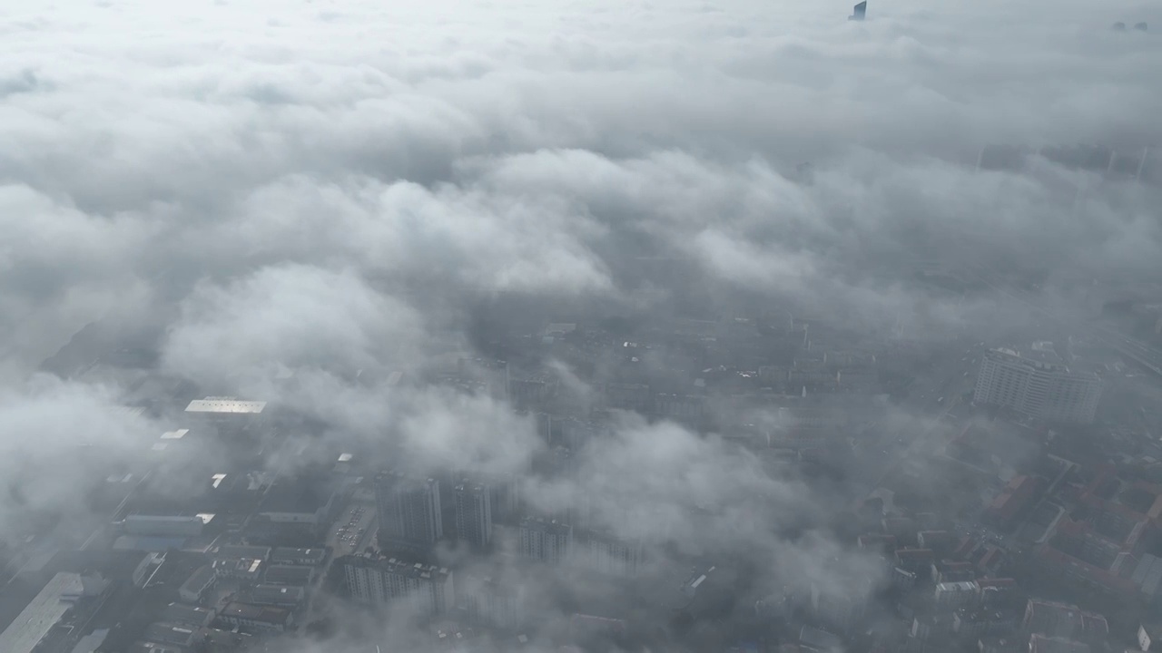 无锡云海平流雾11视频素材