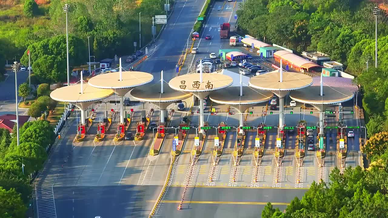 南昌西南高速路口视频下载