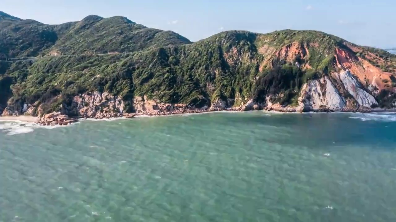 4K30P福建东山岛沿海风光延时视频视频素材