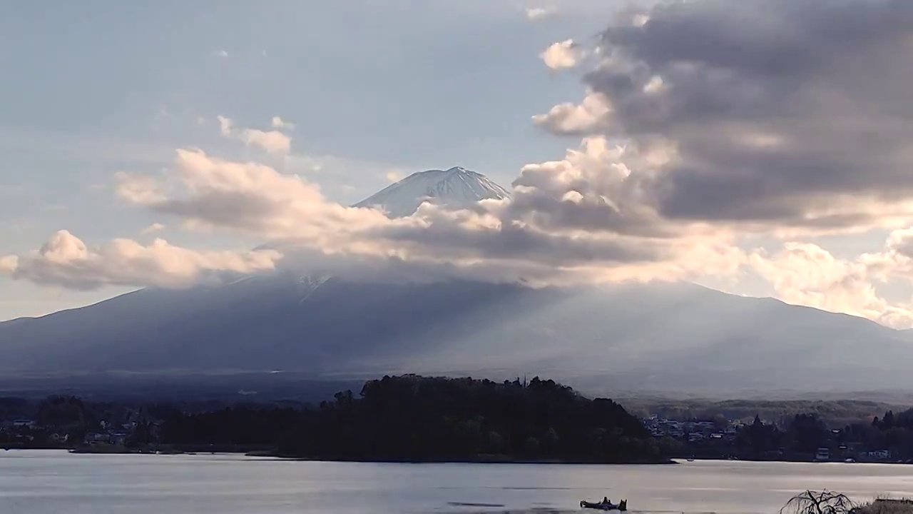 富士山延时摄影的云视频下载