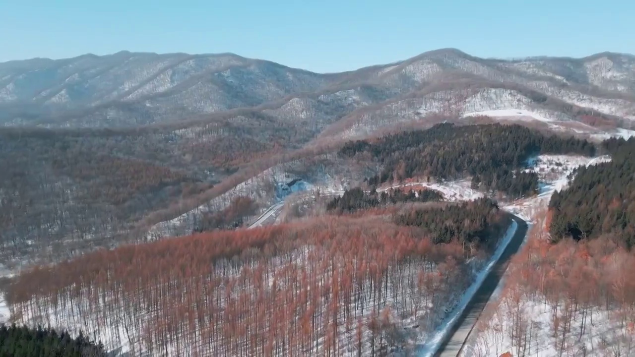 雪后的大山（合集）视频下载
