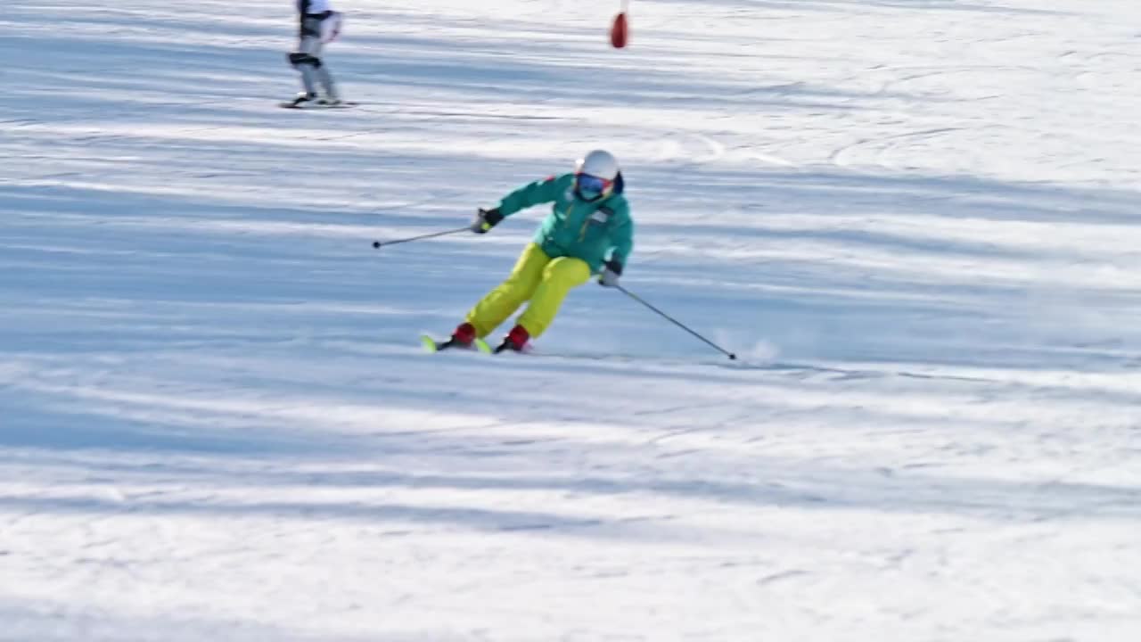滑雪视频素材