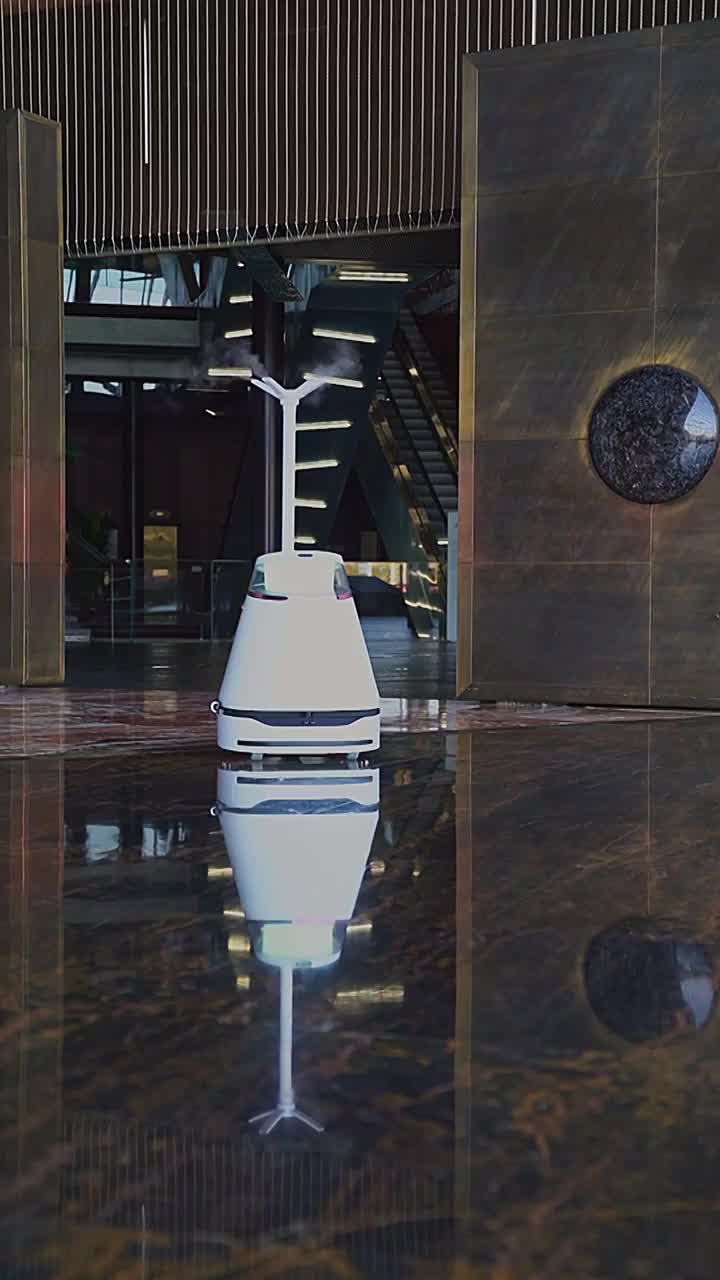 智能机器人国家大剧院人工智能科技发展现代科技北京网红打卡圣地机械设计高科技无人视频下载