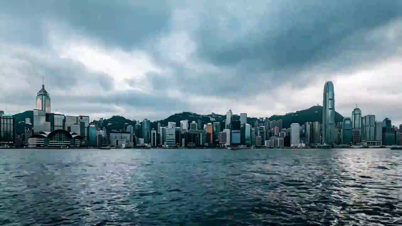 香港风光夜景延时视频下载