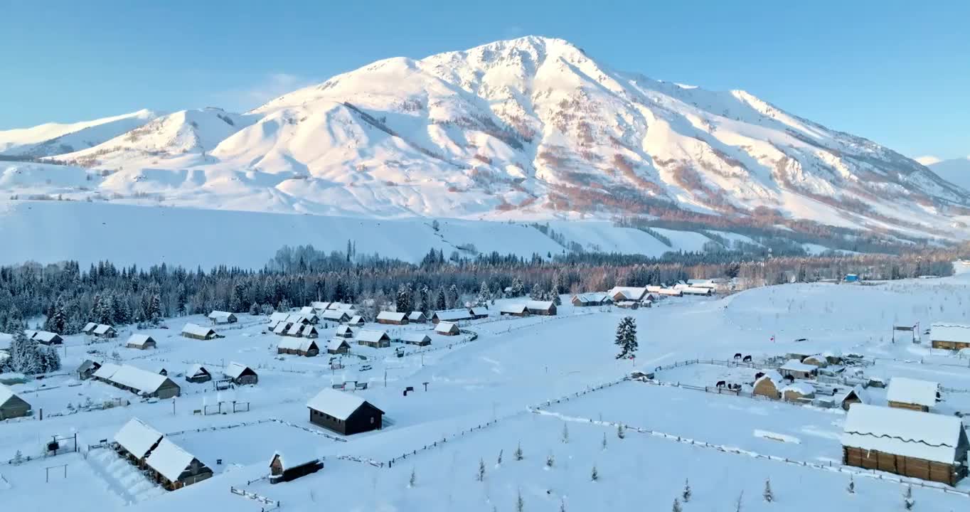 新疆喀纳斯雪景视频下载