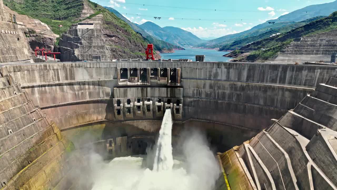【4K航拍】中国第二大水电站白鹤滩（合集）视频下载