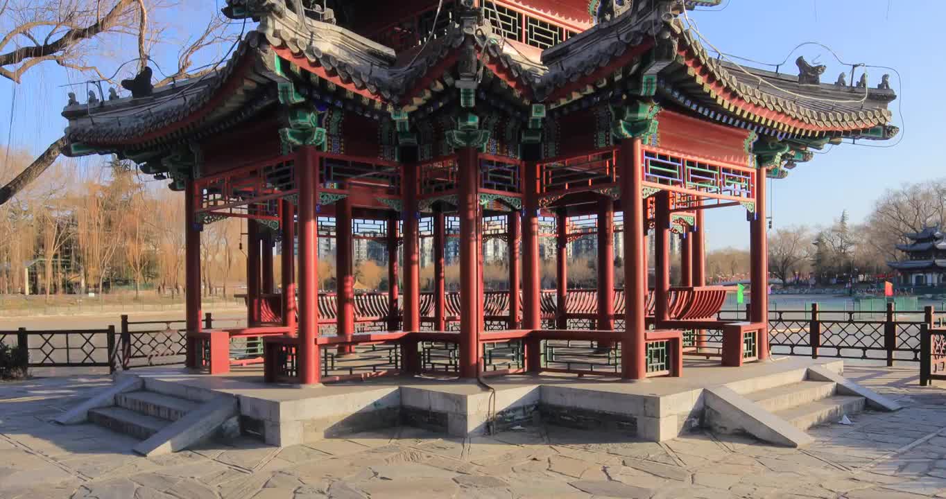 北京陶然亭公园4K拍摄视频下载