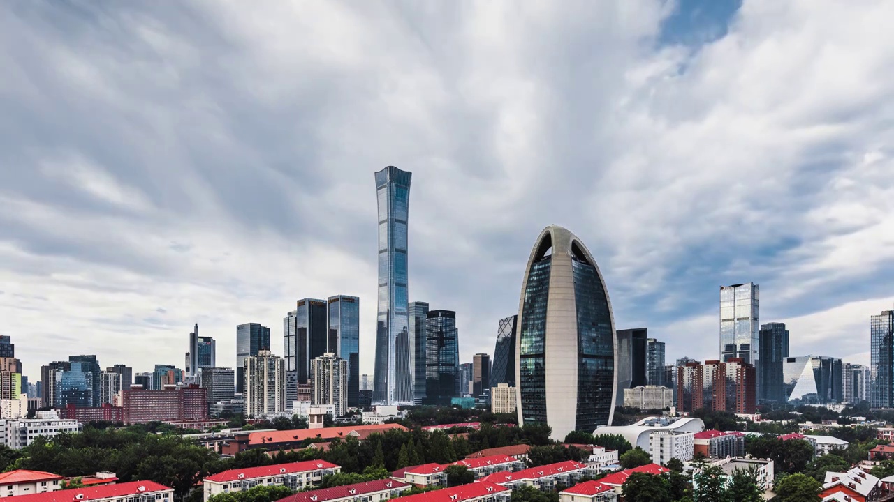 【8K】北京国贸延时 CBD城市宣传片视频素材