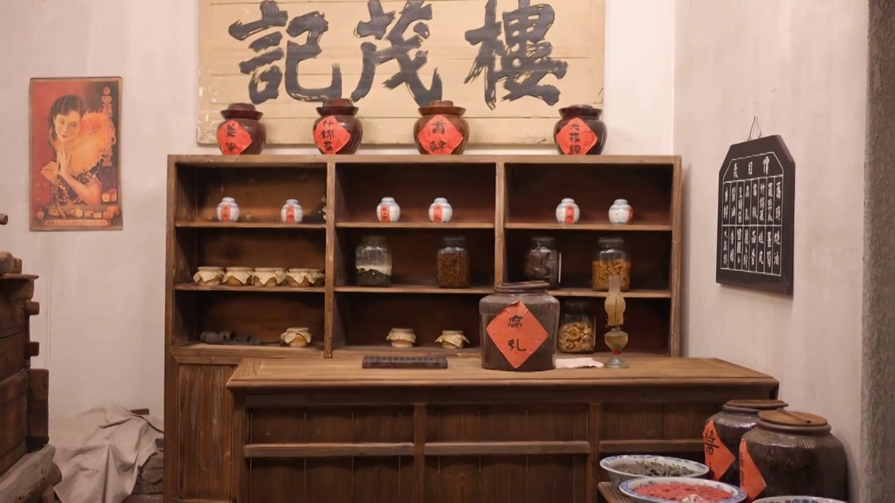 宁波博物馆内景视频素材