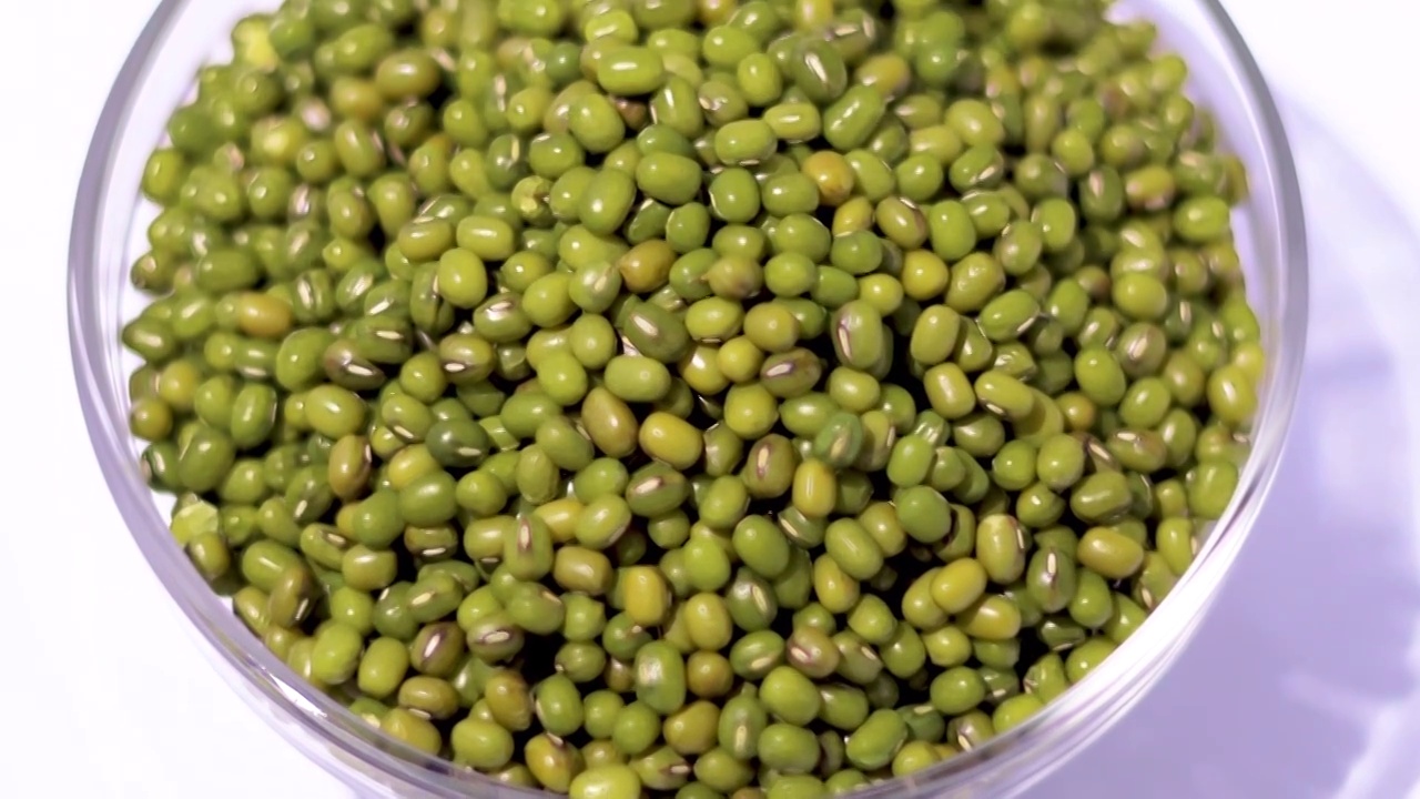 绿色有机健康食品绿豆粗粮视频下载