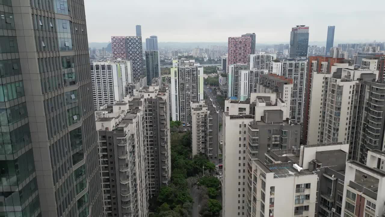 柳州城市建筑房地产交通视频下载