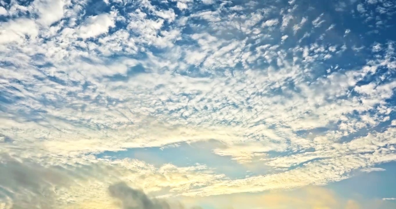 日落时美丽的云景视频素材