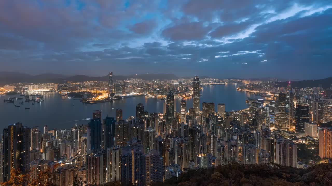 香港城市风光延时视频下载