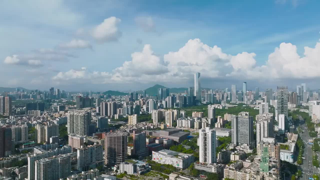 城市风景高楼大厦建筑视频下载