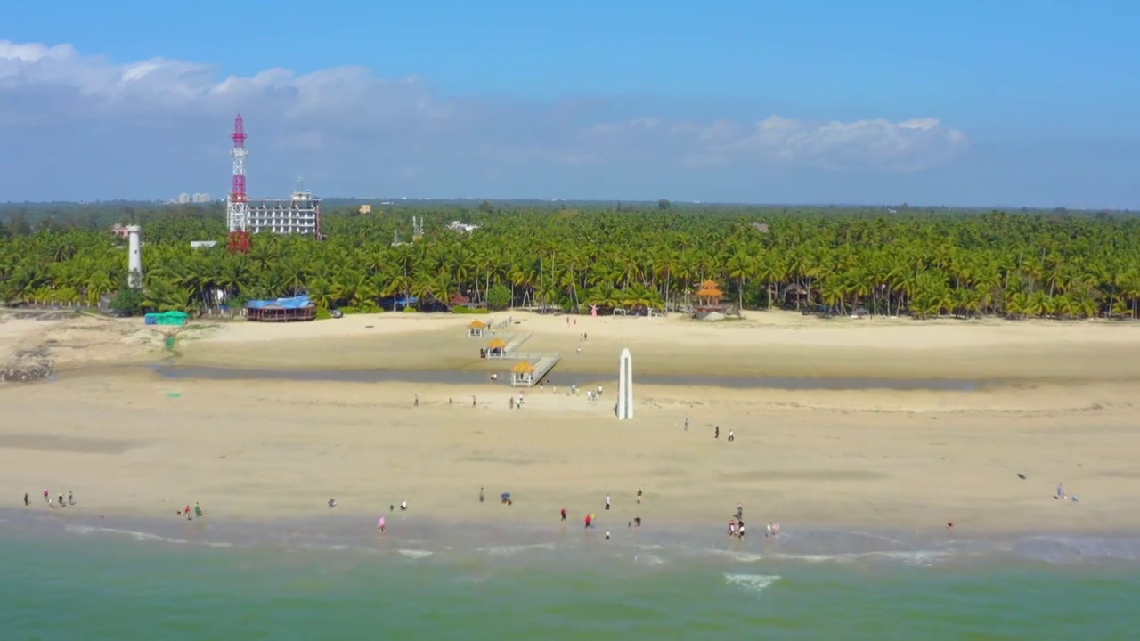 海南岛自然风光和人文风光视频下载