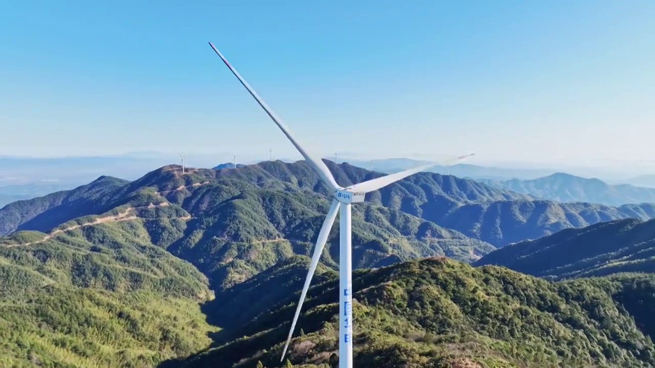 风力发电可再生能源视频素材