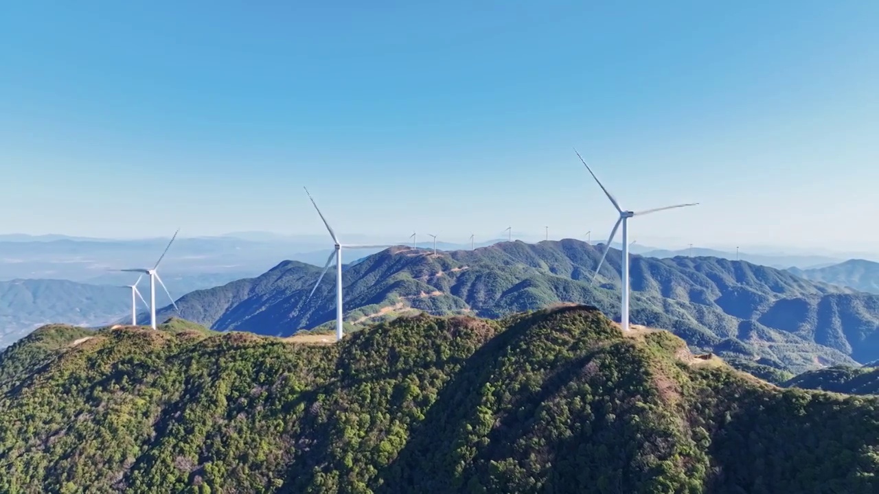 风力发电新能源视频素材