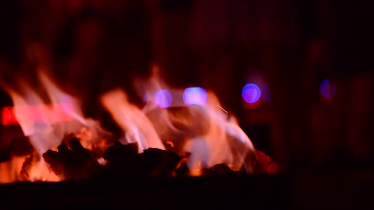 燃烧的火焰视频素材