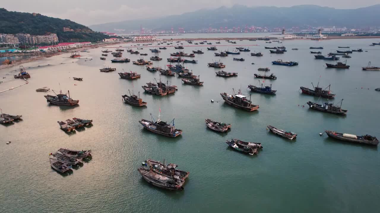 连云港连岛渔船视频下载