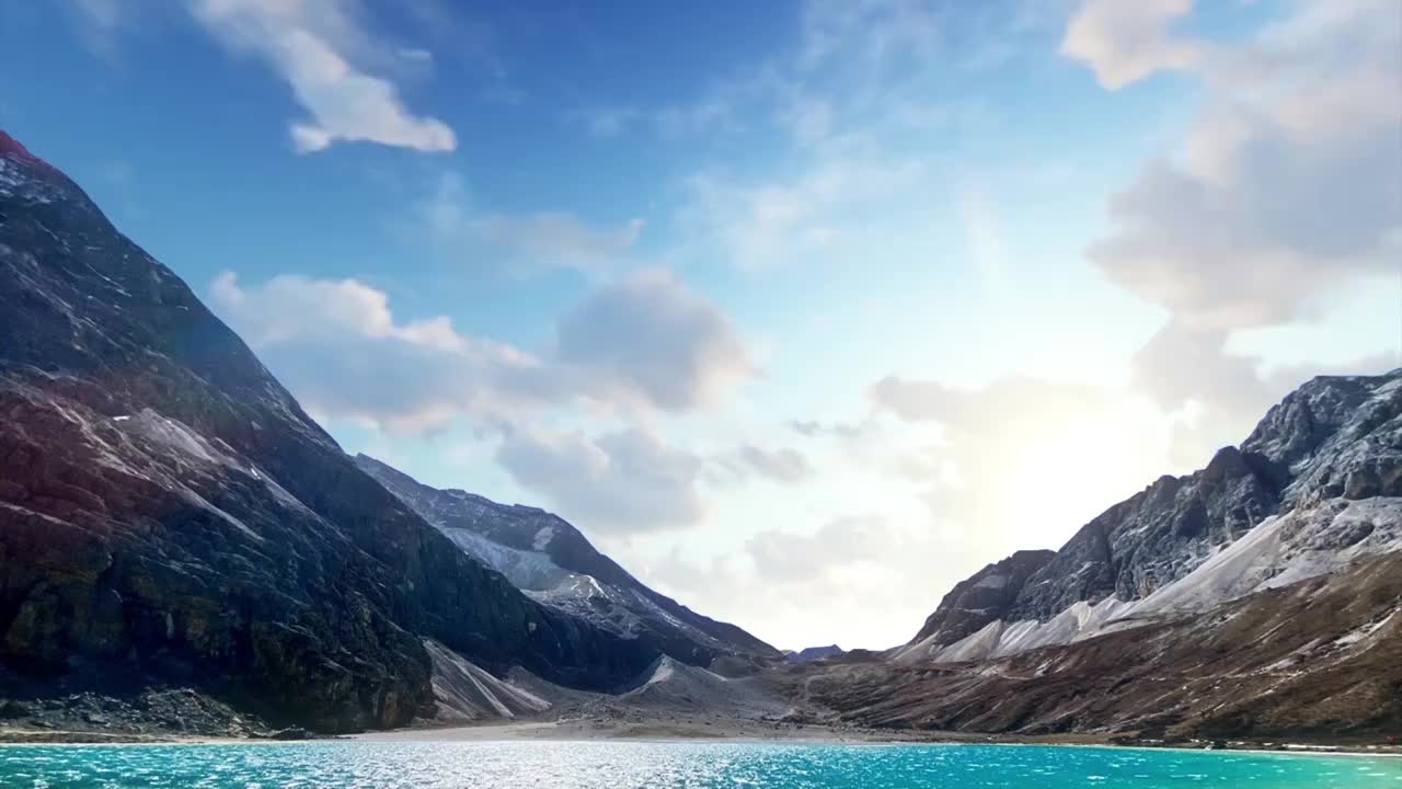 雪山风景视频视频素材