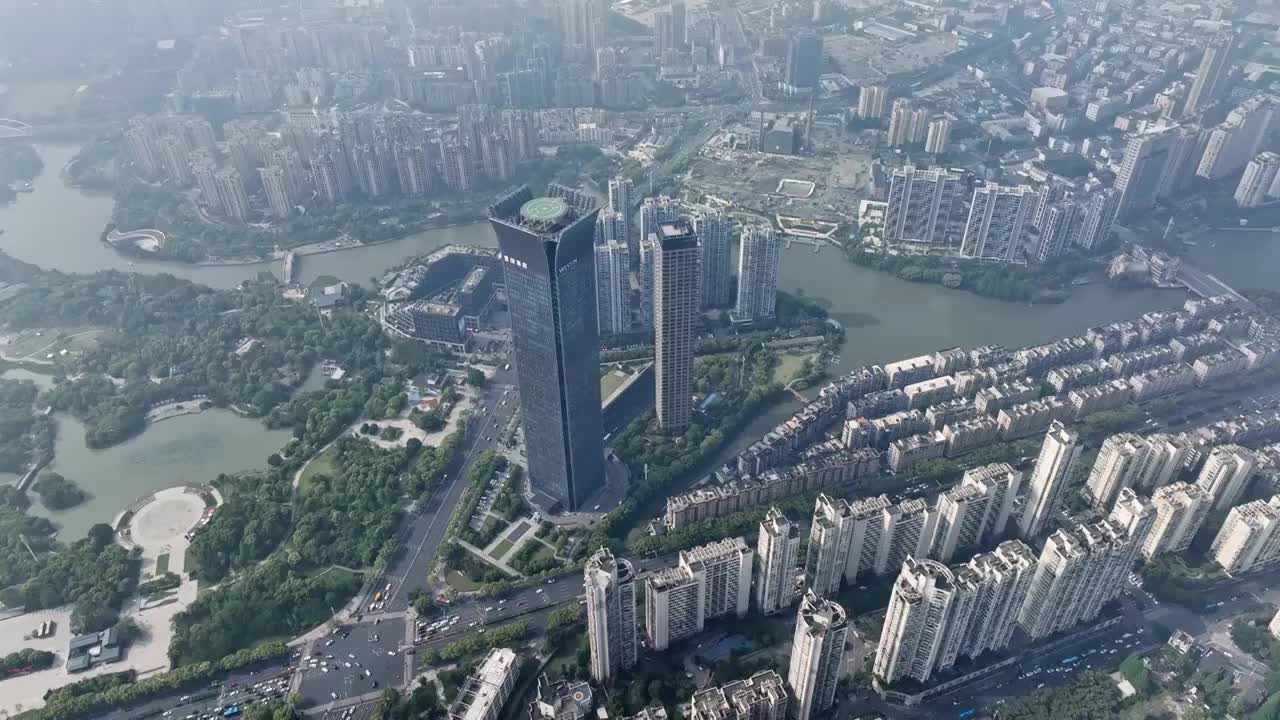 浙江温州鹿城区城市大景宣传片航拍视频下载