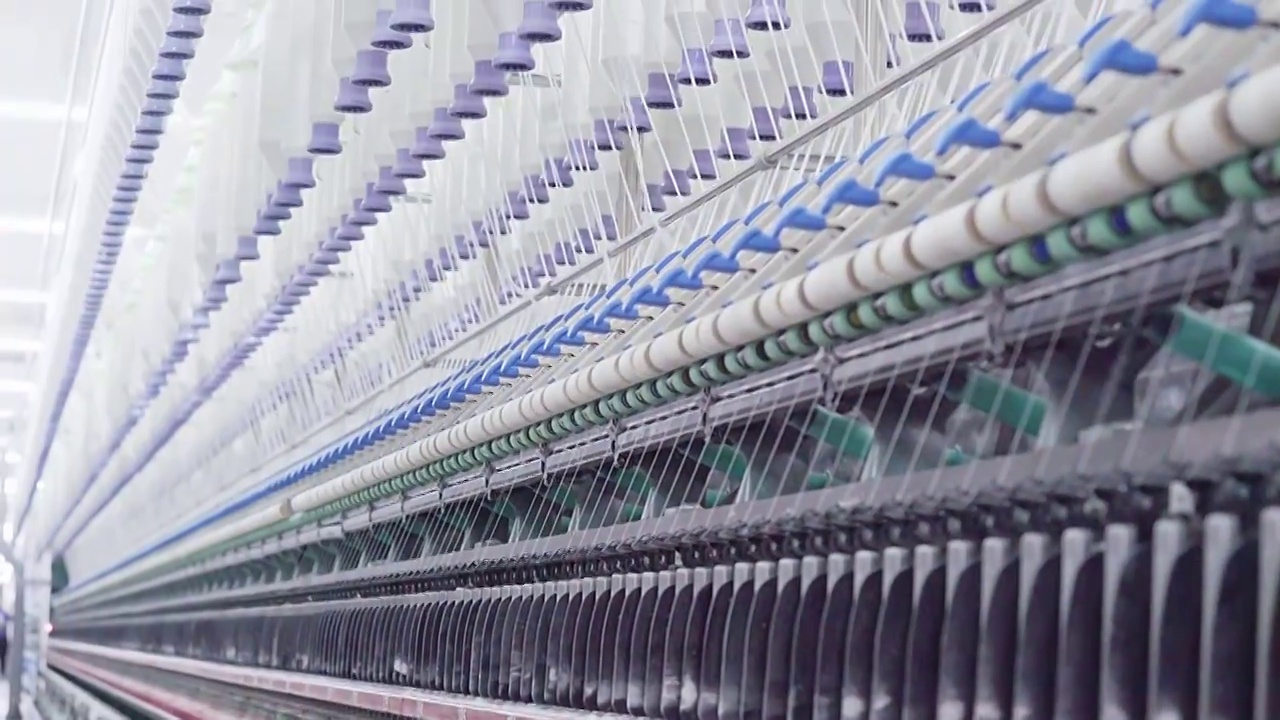纺织工厂视频下载