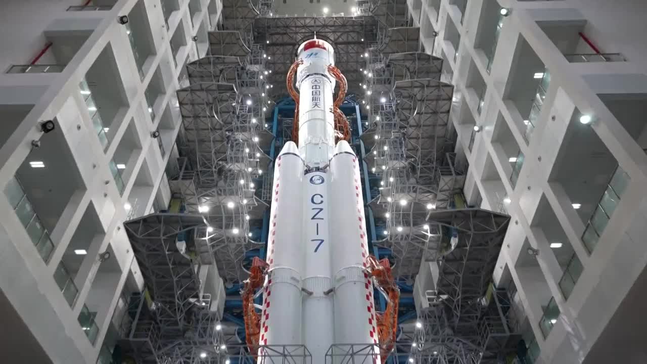 中国航空航天天舟六号神舟飞船天宫空间站火箭发射（选编）视频下载