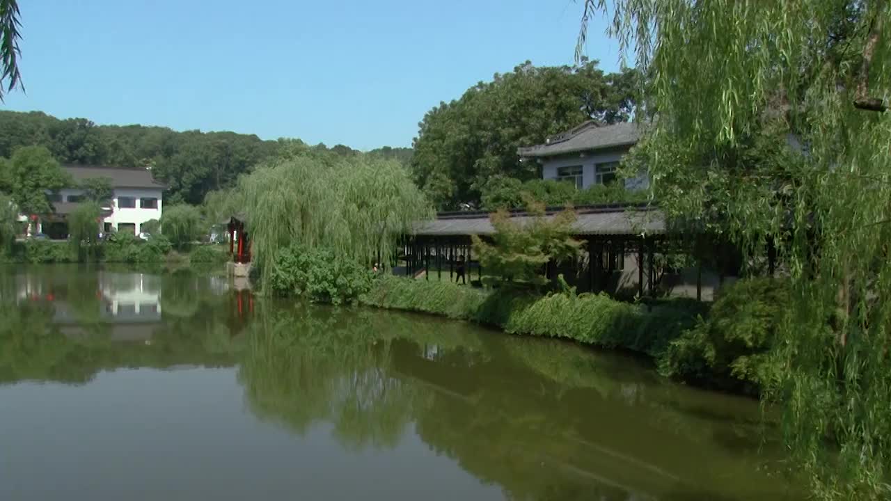 杭州西湖古建筑视频下载