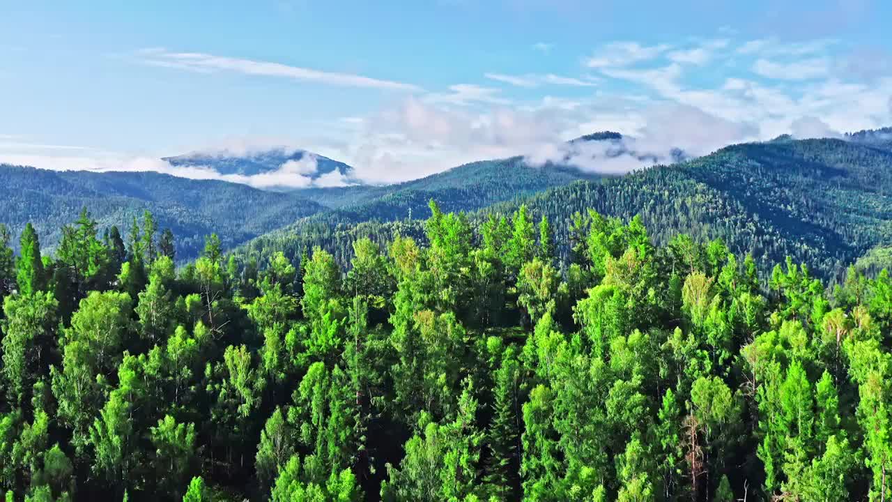 中国新疆山脉自然风光视频下载