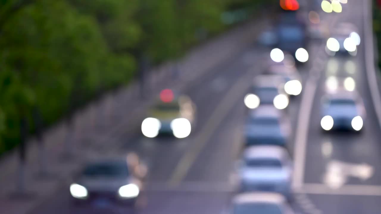 车流 城市 现代 交通 市区 街道视频下载