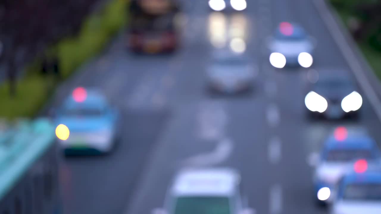 车流 城市 现代 交通 市区 街道视频下载