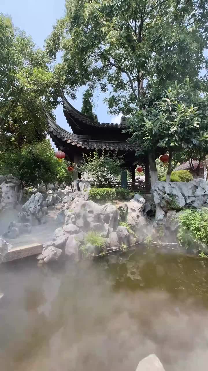 南京胡家花园风光视频素材