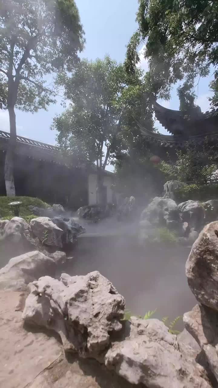 南京胡家花园风光视频素材