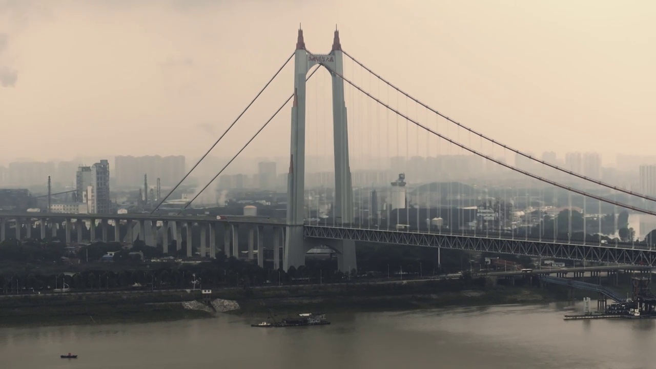 湖南岳阳洞庭湖特大桥视频下载