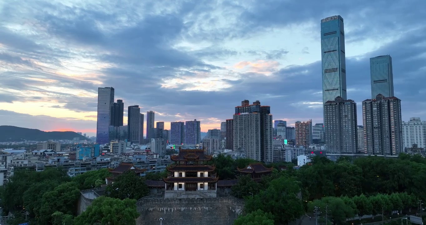 湖南 长沙 天心区 天心阁（中国历史文化名楼）视频下载