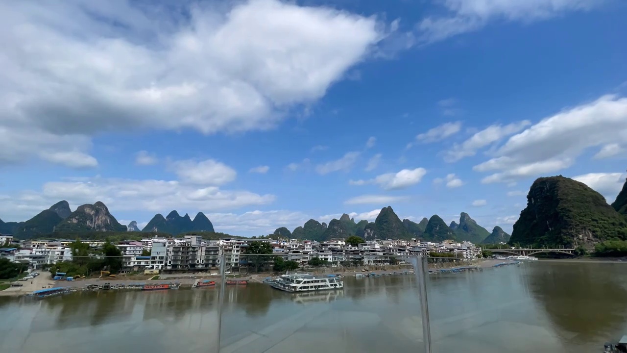 桂林山水延时素材视频素材