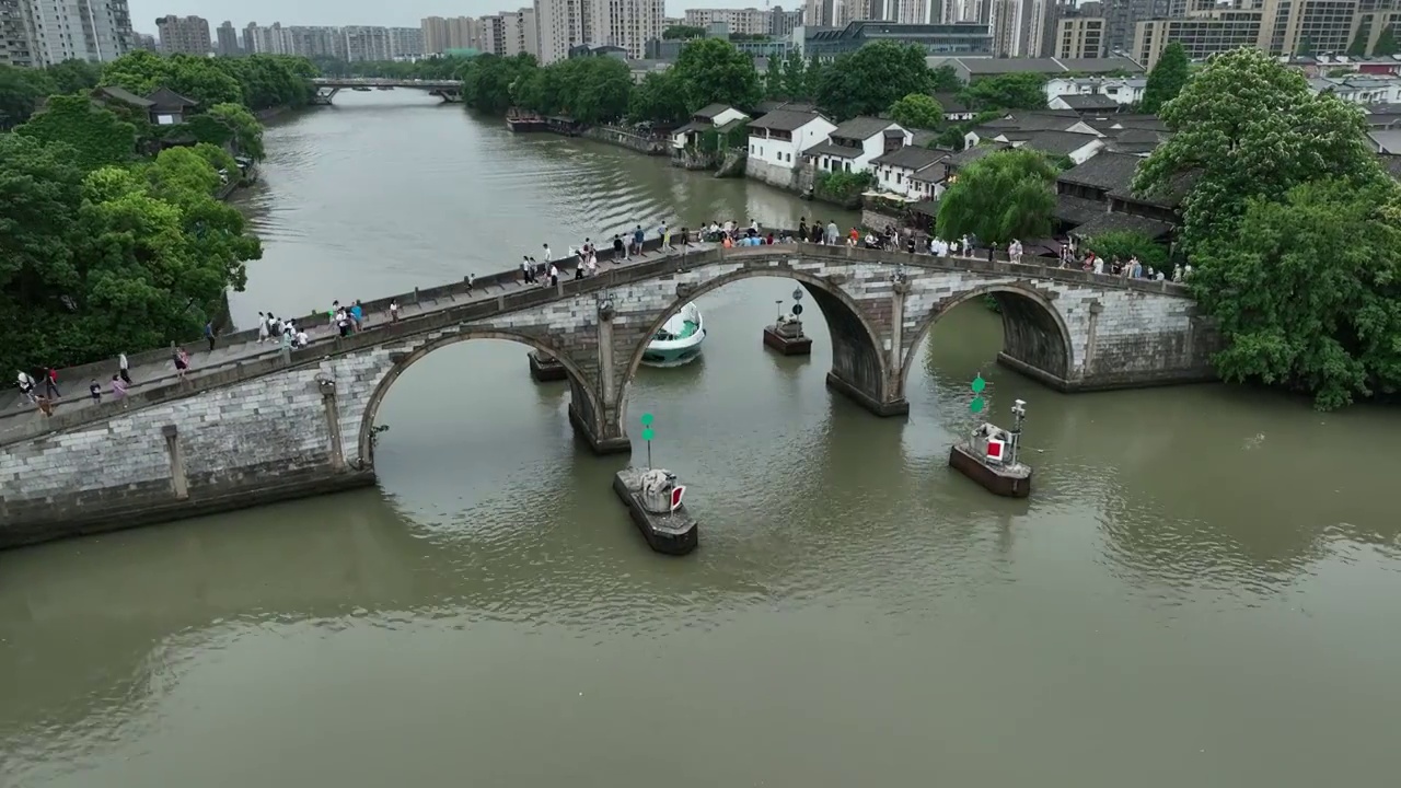 京杭大运河 拱宸桥（合集）视频下载