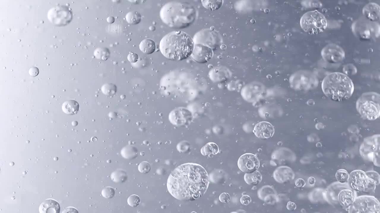 化妆品水分子细胞补水玻尿酸精华修复保湿视频素材
