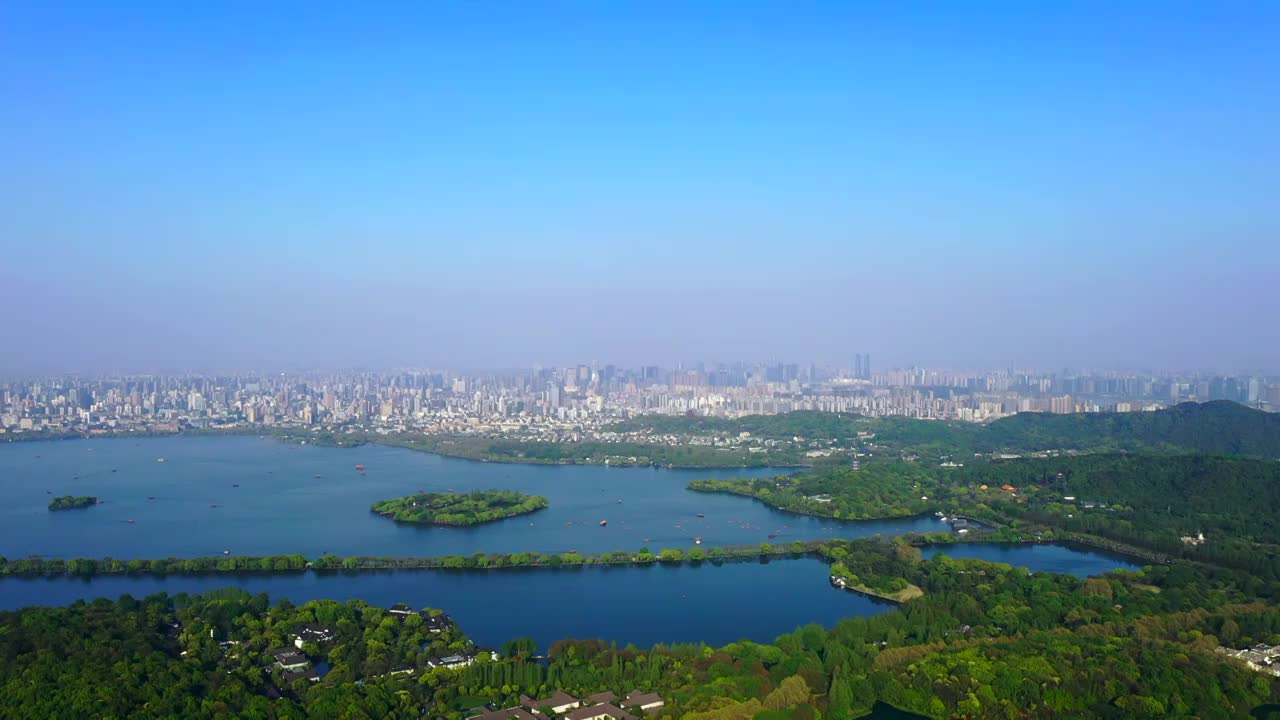 杭州西湖全景视频下载