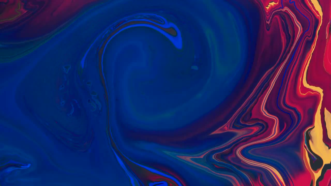 动态抽象流体艺术 流动的色彩视频素材
