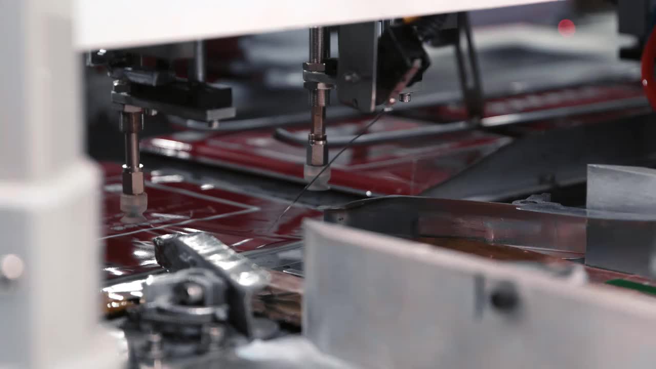 生产复印纸的外包装视频素材