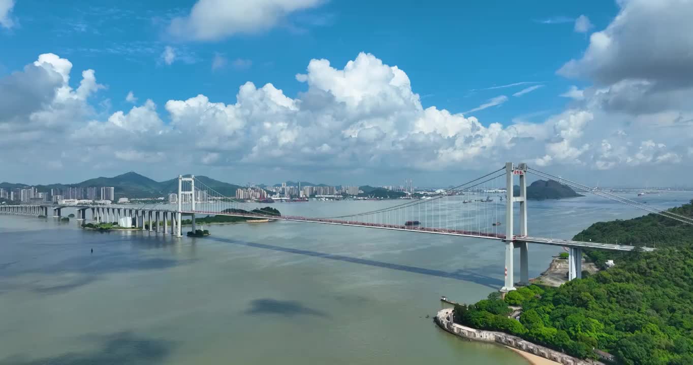 广东省虎门大桥航拍视频下载