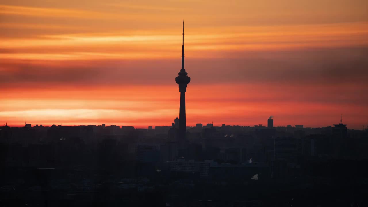 城市风景北京视频素材